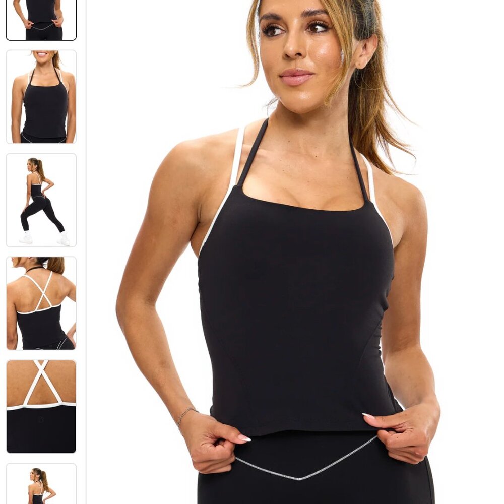 Buffbunny Highlight Nubre Crop Onyx Black - Extra Small